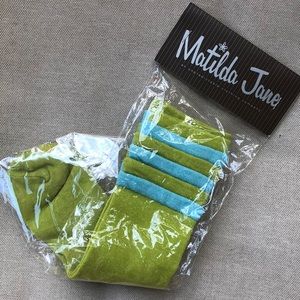 NIP Matilda Jane Girls Scotty Knee Socks XL